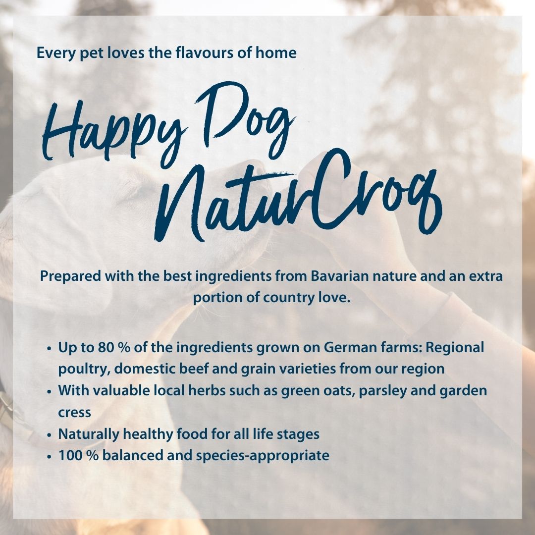 Happy Dog NaturCroq Lamb & Rice Dry Dog Food for Sensitive Stomachs