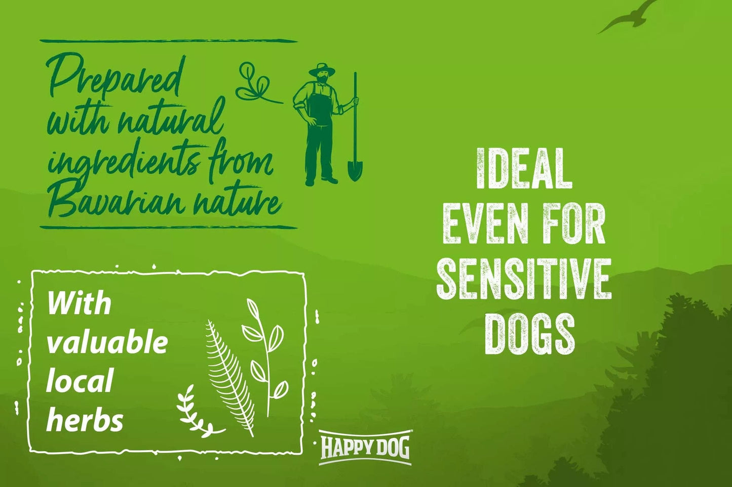 Happy Dog NaturCroq Lamb & Rice Dry Dog Food for Sensitive Stomachs
