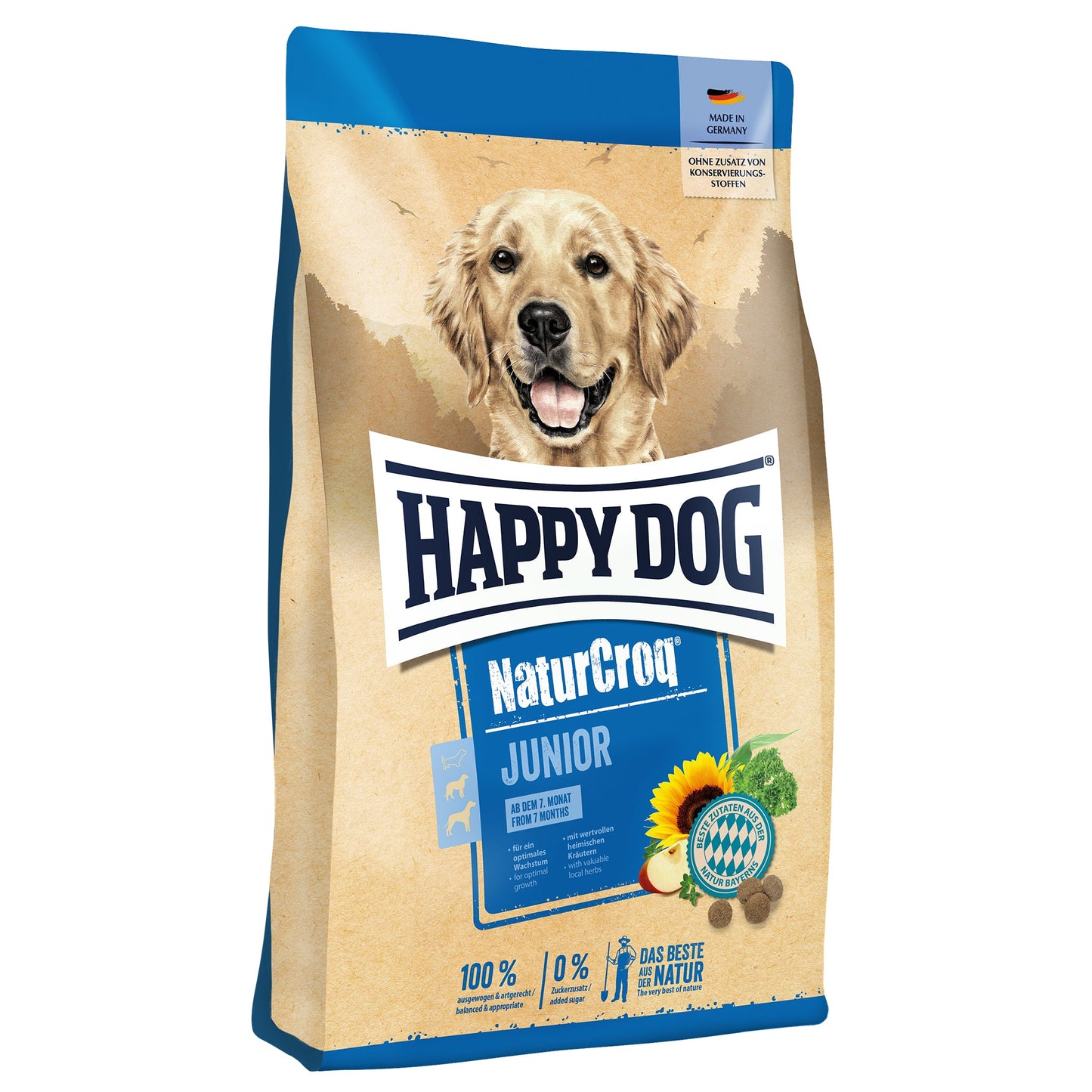 NaturCroq Junior Dry Dog Food: Sensitive Stomach, Gut Friendly, Optimal Growth