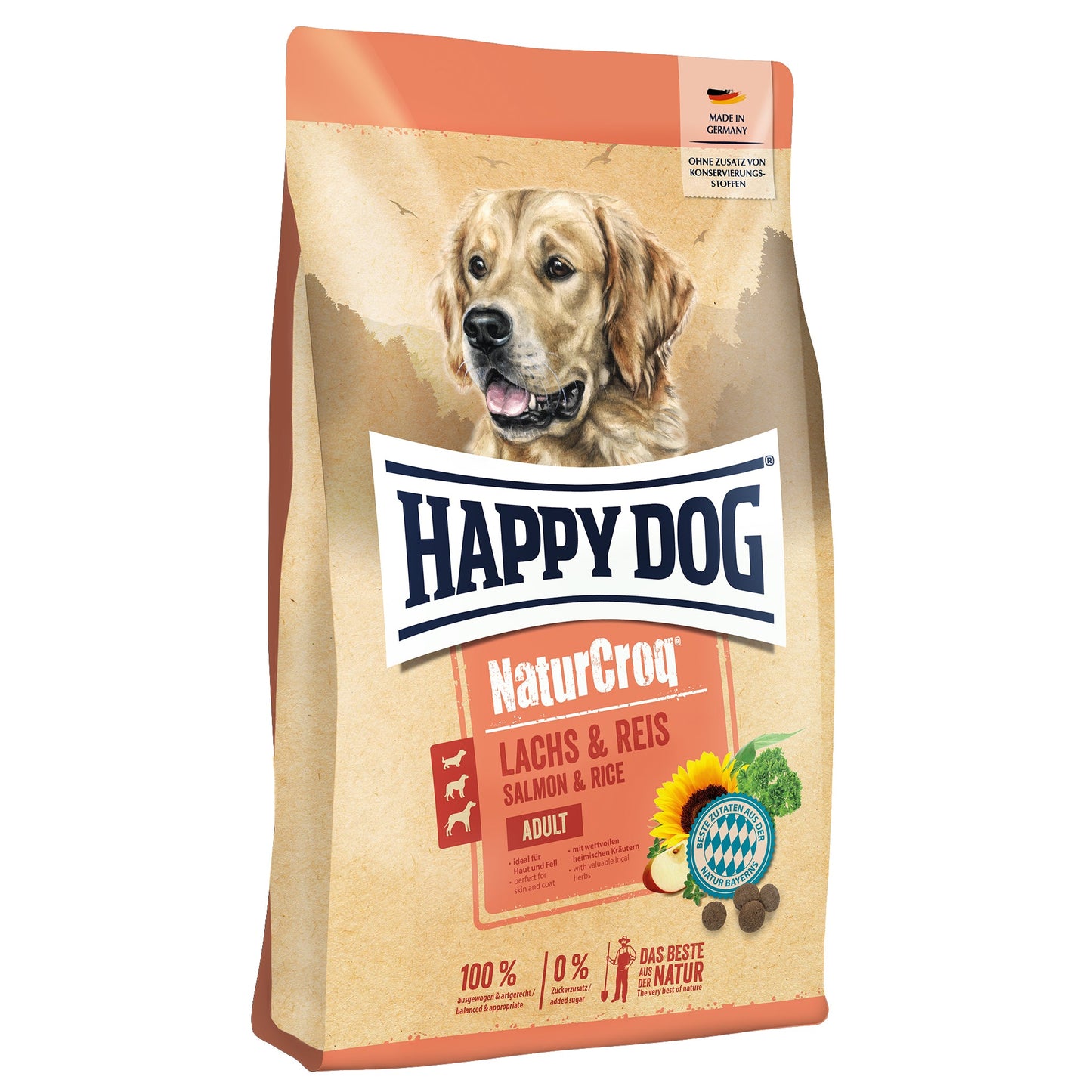 Happy Dog NaturCroq Lamb & Rice Dry Dog Food for Sensitive Stomachs