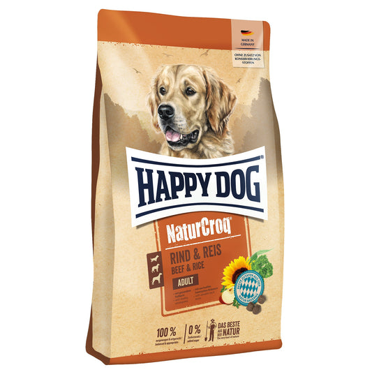 Happy Dog NaturCroq Beef & Rice Adult Dog Food for Sensitive Stomachs